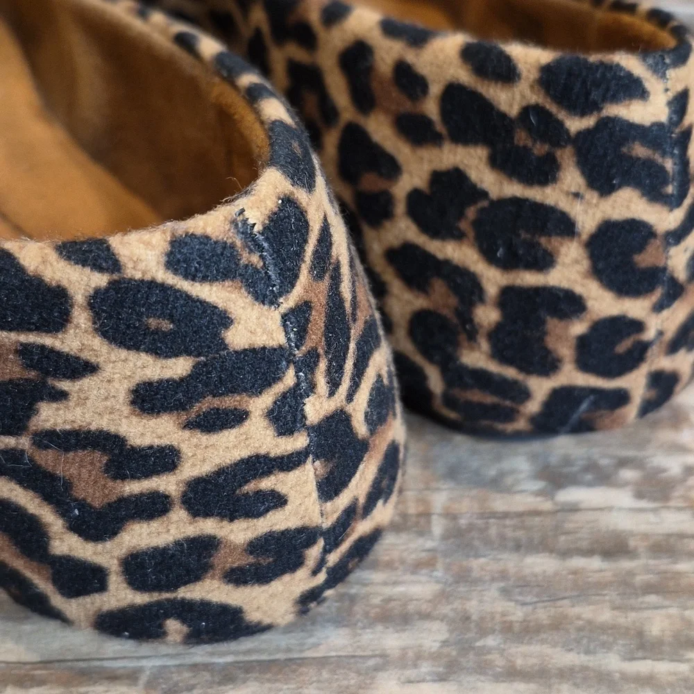7/7.5 EuroSoft by Sofft Shainna Animal Print Comfy Ballet Flats - Picture 5 of 11